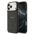 Produktbild: GUESS Case für iPhone 17 Pro Max Goldrahmen Magsafe Handyhülle Cover Schwarz
