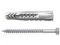Produktbild: Fischer Universaldübel UX 10 x 60 R S mit Rand und Schraube 90880 SB-Karte