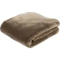 Produktbild: Gözze Kuscheldecke Premium Cashmere Feeling, taupe, flauschig und weich, 500 g/m², 130 x 170 cm