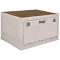 Produktbild: Trucky Storage Box, 45 L, 50 x 35 x 30 cm, Camping, Klappbox, Klappkiste, Aufbewahrungsbox mit Deckel, faltbar, Aufbewahrung, Kiste, Beige