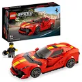Produktbild: LEGO Speed Champions Ferrari 812 Competizione, Sportwagen und Spielzeug-Modell-Bausatz, Serie 2023, Auto-Sammlerfahrzeug-Set 76914