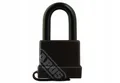 Produktbild: Messing Vorhängeschloss 35mm Schwarz Kunststoff
