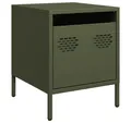 Produktbild: vidaXL Nachttisch Nachttisch Olivgrün 35x39x43,5 cm Stahl (1-St)