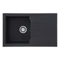 Produktbild: RESPEKTA Spüle, BxHxL: 81 x 21 x 50 cm, Granit - schwarz