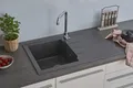 Produktbild: Küchenspüle Einbauspüle Spüle Granit Mineralite 81 x 50 Grau Respekta Alineo