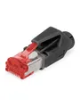 Produktbild: DIGITUS Hirose network connector - red & black - Schwarz