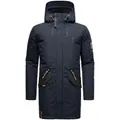 Produktbild: Stone Harbour Wintermantel Ragaan modischer Herren Winterparka mit Teddyfell Futter blau XL (54)