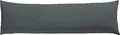 Produktbild: Erwin Müller Seitenschläferkissenbezug, Stillkissenbezug Nürnberg Doppel-Jersey, anthrazit Größe 40x140 - strapazierfest, temperaturausgleichend, mit Reißverschluss