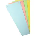 Produktbild: Exacompta Trennstreifen 13595E Forever, Trapez, sortiert, 180g/m² Karton, 24 x 10,5 cm, 100 Stück