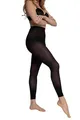 Produktbild: Ulla Popken Damen große Größen Übergrößen Plus Size Strumpf-Leggings, 60 den, flache Nähte schwarz 60/62 659026130-60+