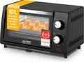 Produktbild: TZS First Austria - Mini Backofen 10L 800W - Temperaturregelung bis 230°C - 2 Einschubhöhen & 60 Min. Timer