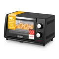 Produktbild: Minibackofen 10L 800W  Mini Backofen stufenlose Temperaturregelung bis 230°C...