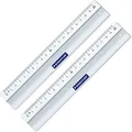 Produktbild: 2 Stück Staedtler 563 Lineal Metall (20cm)