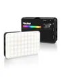 Produktbild: Rollei LUX Compact RGB Kamera Licht, Led Dauerlicht mit 360 Farben und 13 Lichteffekten, Kompackte LED Fotolicht 125g 98 CRI/TLCI mit Integrierter Akku, Fotolicht-Dauerlicht-Fotografie-Kamera-Licht