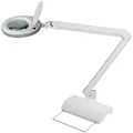 Produktbild: Lumeno Lupenleuchte 7215 MKIII, mit Standfuß, 5 Dioptrien (2,25-fach), LED, Linsen-Ø: 127 mm, Gehäuse: grau