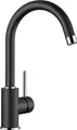 Produktbild: Blanco Mida Einhebelmischer, Hochdruck, siligranitschwarz (526145)