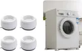 Produktbild: INF Waschmaschinenunterlagen: Antivibration & Geräuschreduzierung - 4er Pack Weiß