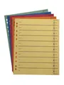 Produktbild: Wekre Trennblätter gelb, orange, rot, blau, grün 9519908105