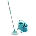 Produktbild: LEIFHEIT Wischmopp Set CLEAN TWIST Disc Mop Ergo mobile für alle glatten Böden inkl. Rollen Clean Twist Disc Mop Ergo