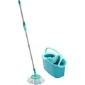 Produktbild: Leifheit Bodenwischer Clean Twist Disc Mop Ergo, Wischmopp mit Moppkopf, Eimer und Schleuder