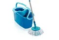 Produktbild: Leifheit Wischmopp Clean Twist Set: Drehmopp und Eimer 6L, verstellbare Stiellänge, Micro-Duo-Wischaufsatz