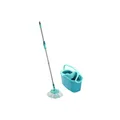 Produktbild: Leifheit Bodenwischer Set Clean Twist Disc Mop Ergo, türkis/grau (1 Set)