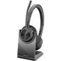 Produktbild: Poly BT Headset Voyager 4320 UC Stereo USB-C Teams mit Stand (218479-02)