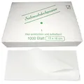 Produktbild: Lomatek Sahneabdeckpapier 12x18cm - 1000 Blatt, Trennpapier für Feingebäck, Gebäckpapier, Torten & Kuchenabdeckpapier für Kuchen & Torten, verhindert Austrocknen & Zusammenkleben, gewachst, weiß