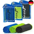 Produktbild: Fit-Flip Kühltuch 3er Set 100x30cm, Mikrofaser Sporthandtuch kühlend, Kühltuch,