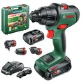 Produktbild: Bosch Akku Schlagbohrmaschine AdvancedImpact 18 (2 Akkus, 18 Volt System, mit Zubehörteilen, im Handwerkerkoffer)