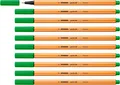 Produktbild: STABILO - Fineliner - point 88-10er Pack - hellgrün