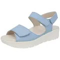 Produktbild: SOLIDUS Solidus Erwachsene Solidus Greta Sandale Leder Klettschuh blau 38 EU