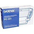 Produktbild: Brother PC201 Mehrfachkassette mit Farbband Kapazität 420 Seiten Schwarz