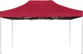 Produktbild: vidaXL Profi-Partyzelt Faltbar Aluminium 4,5x3 m Weinrot