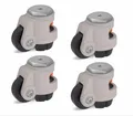 Produktbild: 4er-Satz - Heberolle 63mm rad blickle laufrolle 500kg tragfähigkeit HRIG-POA 63G