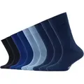 Produktbild: s.Oliver Socken essentials (9-Paar) mit weichem Bund blau 23-26