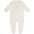 Produktbild: Steiff Baby Strampler - Body, Baumwolle, Bär, Logo, Druckknöpfe, langarm, einfarbig Beige 86