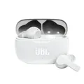 Produktbild: JBL Wave 200 TWS True-Wireless In-Ear Bluetooth-Kopfhörer - Weiß – Kabellose Ohrhörer mit integriertem Mikrofon – Musik Streaming bis zu 20 Stunden – Inkl. Ladecase