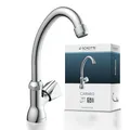 Produktbild: SCHÜTTE Kaltwasserhahn CARNEO, Armatur, Wasserhahn Bad nur für Kaltwasser, Standventil zum Schwenken, 37970, Chrom