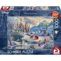 Produktbild: Thomas Kinkade Studios: Disney - Die Schöne und das Biest, Zauberhafter Winterabend Limited Christmas Edition, 1000 Teile