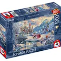 Produktbild: Schmidt Spiele Puzzle Thomas Kinkade, Disney, Die Schöne und das Biest, 1000 Tei