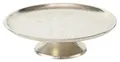 Produktbild: BOLTZE GRUPPE GmbH Tablett Deko-Tablett FLAIRE, Ø 19 cm, Silbergrau, Aluminium, (1-tlg)