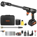 Produktbild: VEVOR Akku Hochdruckreiniger Bürstenlos Wasser Druckreiniger Spritzpistole Druckreinigerpistole (21 V, 50 bar, zur mobilen Reinigung und Bewässerung, 3,5L/min, inkl. Zubehör, 0°~40°-Düse)