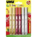 Produktbild: Uhu - Glitter Glue 6 X 10 Ml Bastelkleber