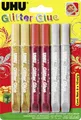 Produktbild: UHU Glitter Glue 6 x 10 ml