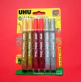Produktbild: UHU Glitzerkleber Glitter Glue 6er Pack 6x10ml