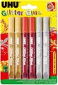 Produktbild: UHU Glitter Glue 6er Pack 6x10ml Glitzerkleber
