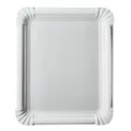 Produktbild: Pappteller Papstar Pure, Einweg, eckig, 165 x 200 mm, lebensmittelecht, FSC®-zertifiziert & kompostierbar, weiß, 2 x 250 Stück 189696