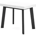 Produktbild: Skraut Home Konsolentisch, Weiß, Schwarz, Holzwerkstoff, Rechteckig,Rechteckig, 180x73x90 cm, Wohnzimmer, Wohnzimmertische, Konsolentische