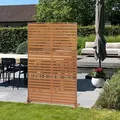 Produktbild: Trennwand Nodepp Cortenstahl 180x120 cm Edelrost [casa.pro]
